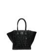 Borsa Shopping Media Tote in Black Supply