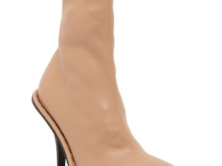 Ryder Stretch Bootie in Beige Online now