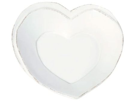 Lastra White Heart Dish Supply