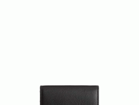 VLogo Signature Soft Grain Wallet in Nero Online Hot Sale