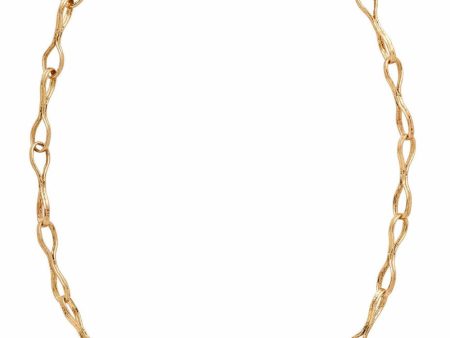 Bronze Ribbon Chain Necklace Supply