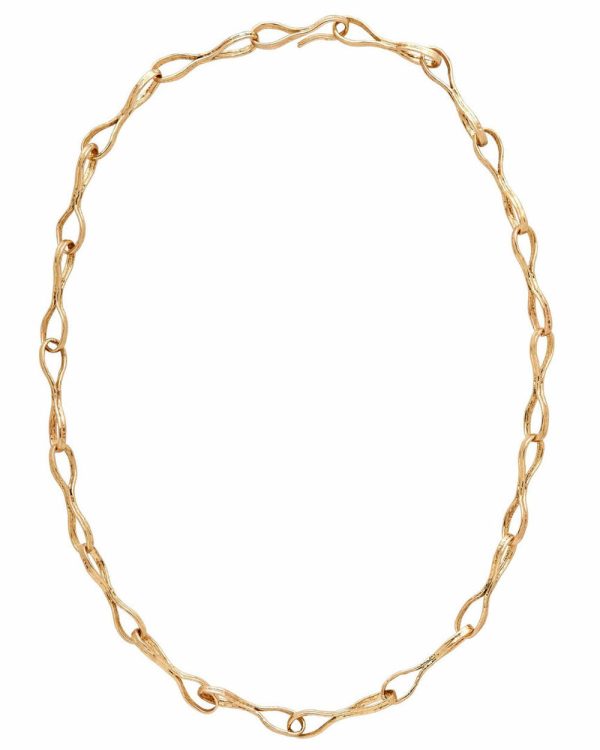 Bronze Ribbon Chain Necklace Supply