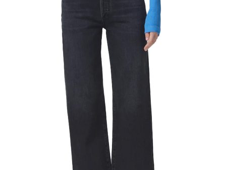 Annina High Rise Wide Leg Jean in Prophecy Supply