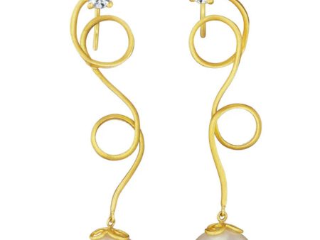 Twists and Turns South Sea Pearl Earrings Sale