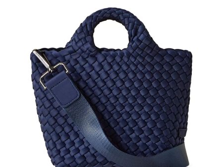 St. Barths Small Tote in Ink Blue For Cheap