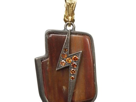 Rectangle Lightning Bolt Pendant For Cheap