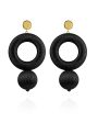 Saskia Earrings in Black on Sale