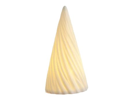 White Spiral Porcelain Led Tree Small Cheap