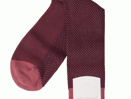 Pink Fuxia Midcalf Socks For Cheap