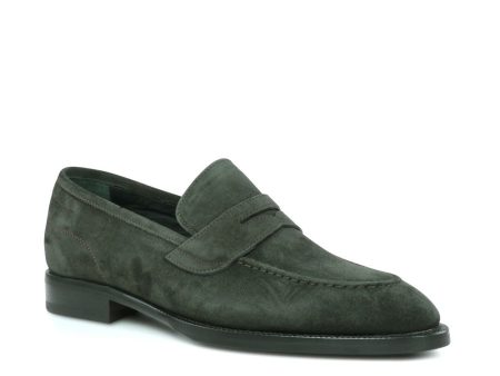 Aviano Suede Dress Loafer in Sherwood For Cheap