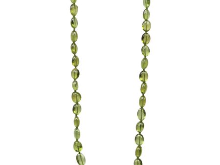 Small Peridot Beaded Necklace Sale