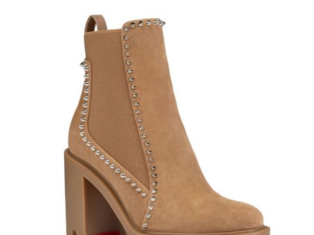 Out Line Spike Lug Calf Bootie in Lionne Online