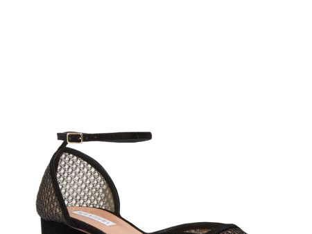 Asha Mesh 35 Pump in Black For Sale