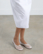 Ballet Mesh Flat in White For Discount