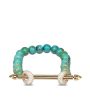 Turquoise and Diamond Chakra Bracelet For Sale