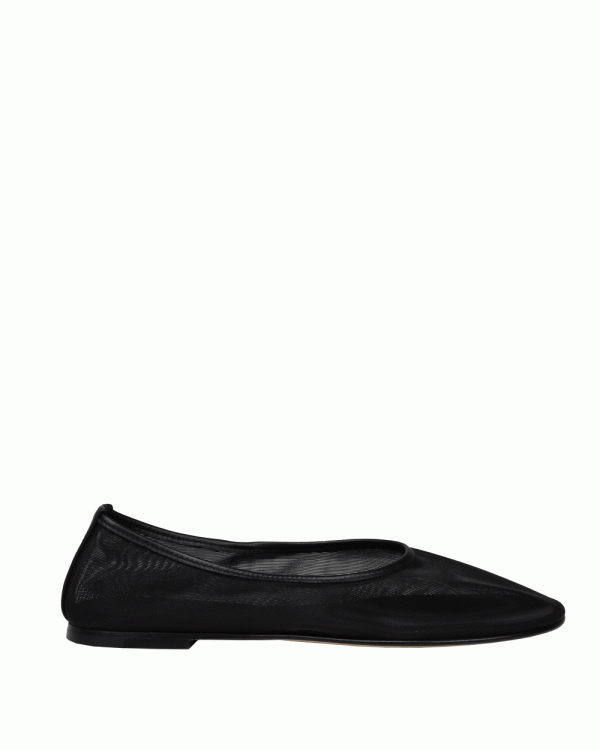 Ballet Mesh Flat in Black Online