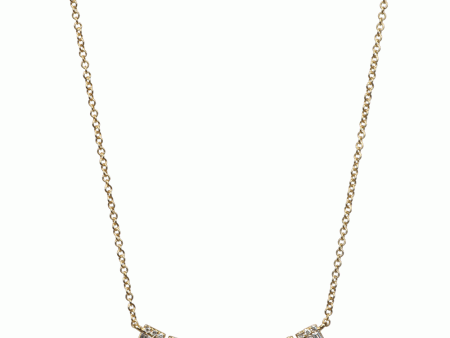 Baguette Diamond Bar Necklace Online now