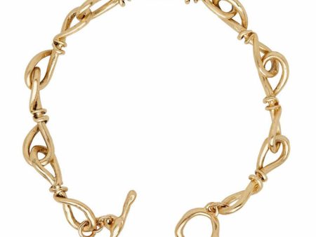 Bronze Knotted Link Bracelet Discount