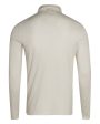 Winter White Long Sleeve Polo Fashion