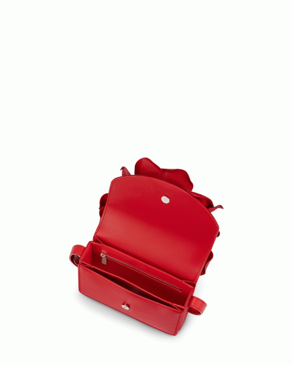 Loubi54 3D Rose Crossbody in Red Online Sale