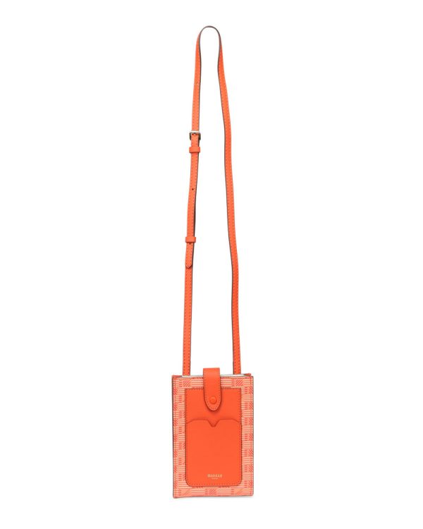 Vertical Phone Pouch in Orange Cheap