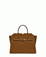 Medium Milano Two Handle Bag in Chocolate Fashion