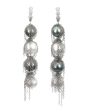 Samira 13 Tahitian Tassel Pearl Earrings Online Hot Sale