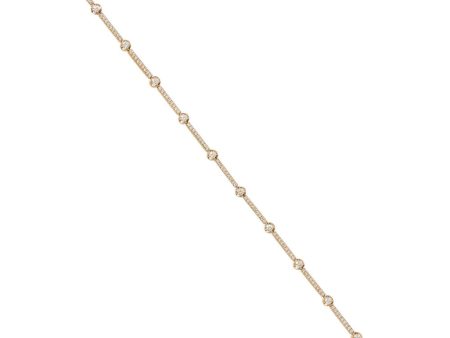 Yellow Gold Diamond Connect Bracelet Online Hot Sale