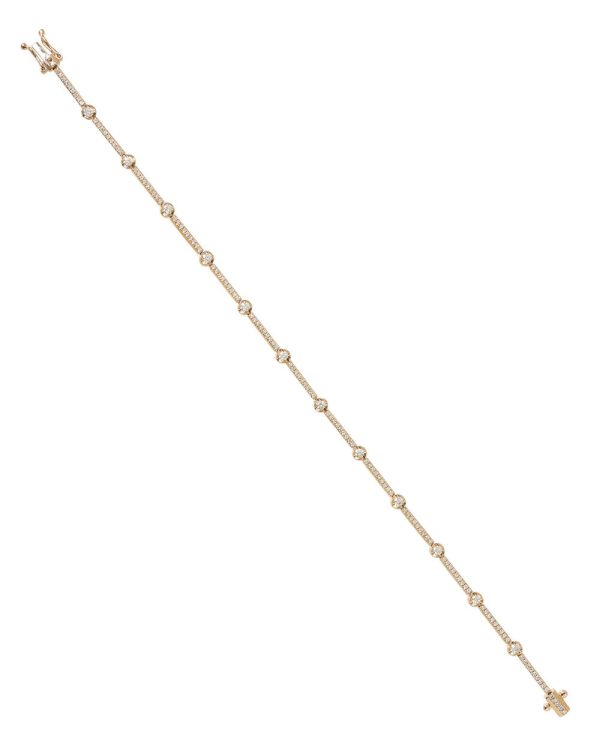 Yellow Gold Diamond Connect Bracelet Online Hot Sale