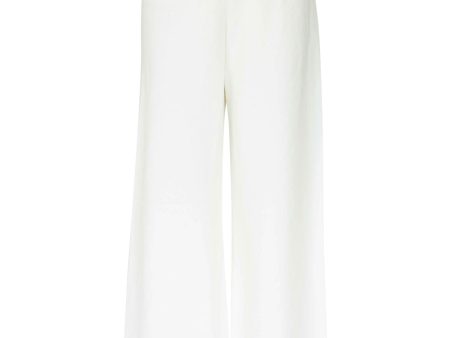 White Cropped Pant Hot on Sale