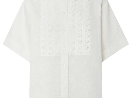 White Smocked Blouse Sale