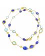 Aquamarine and Tanzanite Affinity Necklace For Sale