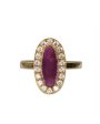 Purple Tourmaline Oval Ring Online Hot Sale