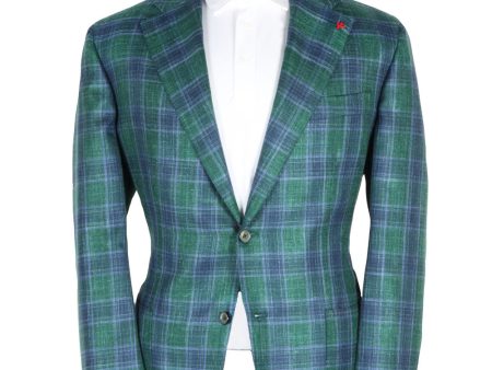 Purple and Green Windowpane Sportcoat Discount