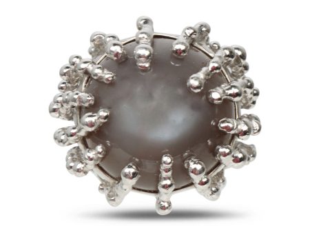 Medium Moonstone Boule Ring Discount