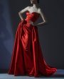 Red Rosette Pauline Cape Gown Online