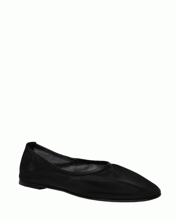 Ballet Mesh Flat in Black Online