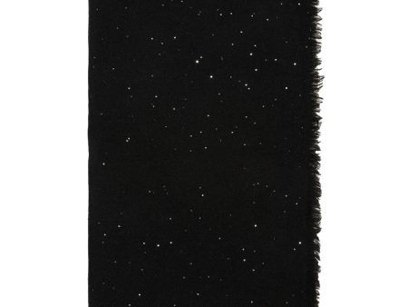 Black Starlight Cashmere Stole Hot on Sale